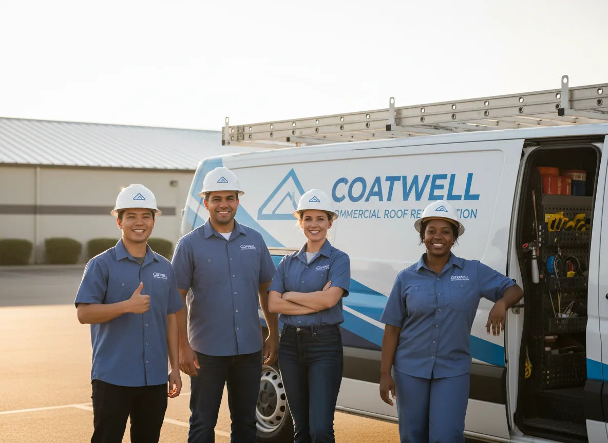 Commercial roof coating company in Hanska, MN